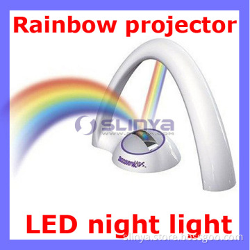 Room Decoration Rainbow LED Projector Lamp Night Light (SL-618)